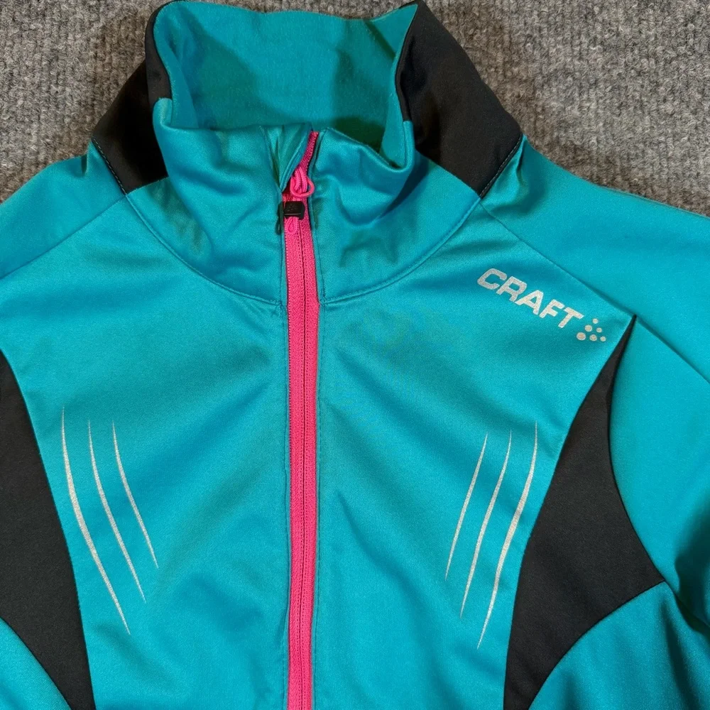 CRAFT Womens High Performance PXC Fleece Lined VentAir Winter Jacket XS Blue - Picture 3 of 13